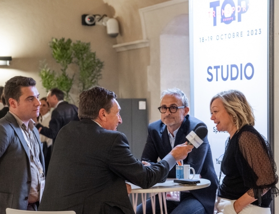 Radio interviews with guests and partners at Top Transport Europe